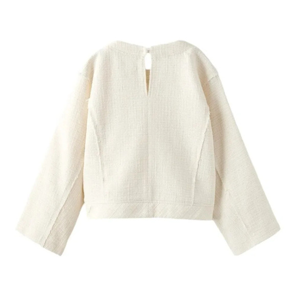 ZARA Kids | Ecru | TOP STRUCTURE SHINE - Picture 2 of 4
